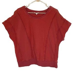 ee:some Burnt Orange Short-sleeve Sweatshirt - XL